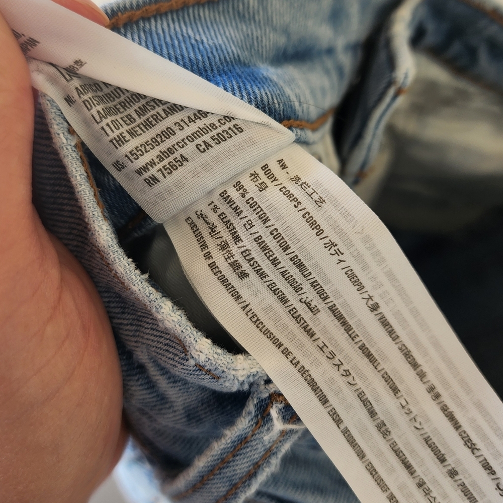 Abercrombie and Fitch the skinny high rise jeans size 27 - Picture 10 of 11